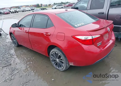 2015 Toyota Corolla S Plus from USA, damaged, VIN 2T1BURHE9FC308333